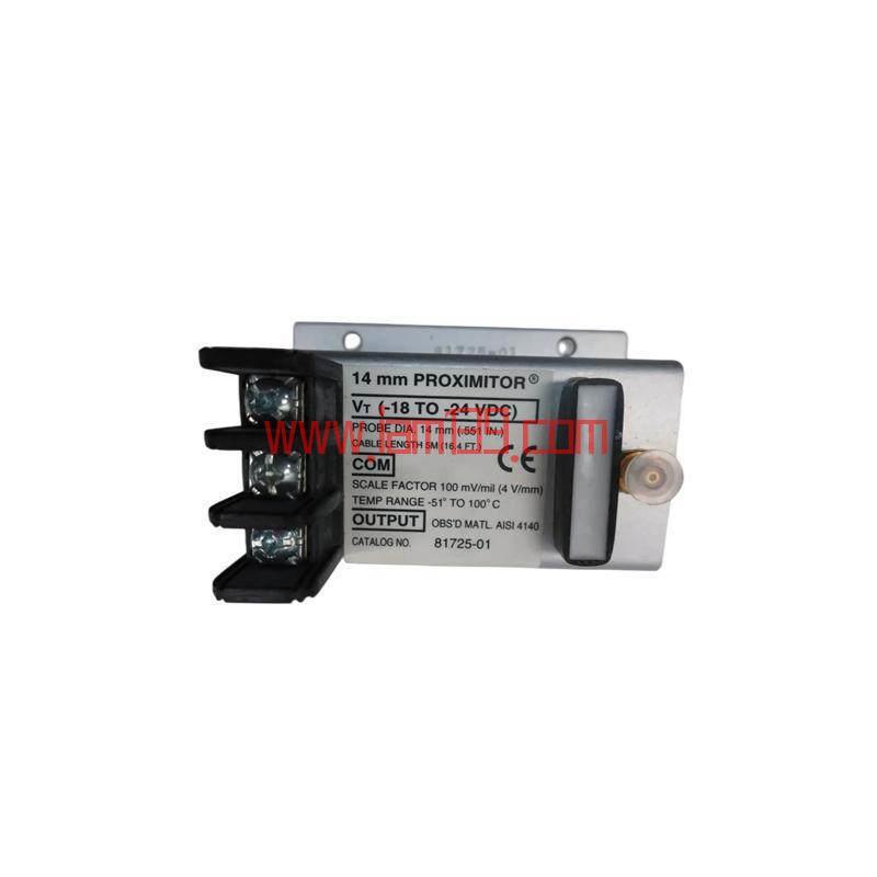 
Bently Nevada 81725-02 PROXIMITOR SENSOR，高精度工业监测解决方案