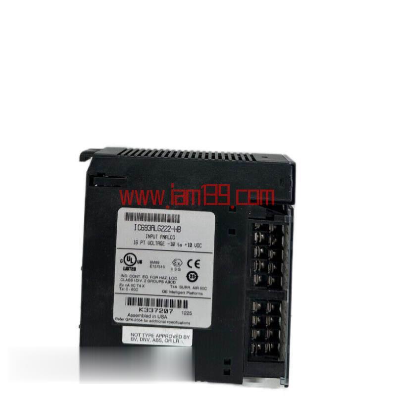 
GE IC693ALG222：工业控制系统专用精密模拟电压输入模块
