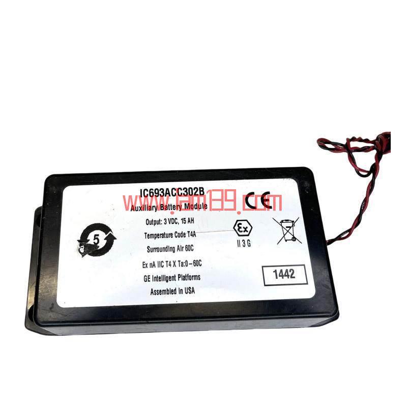 
GE IC693ACC302B - 工业自动化高级辅助智能电池模块