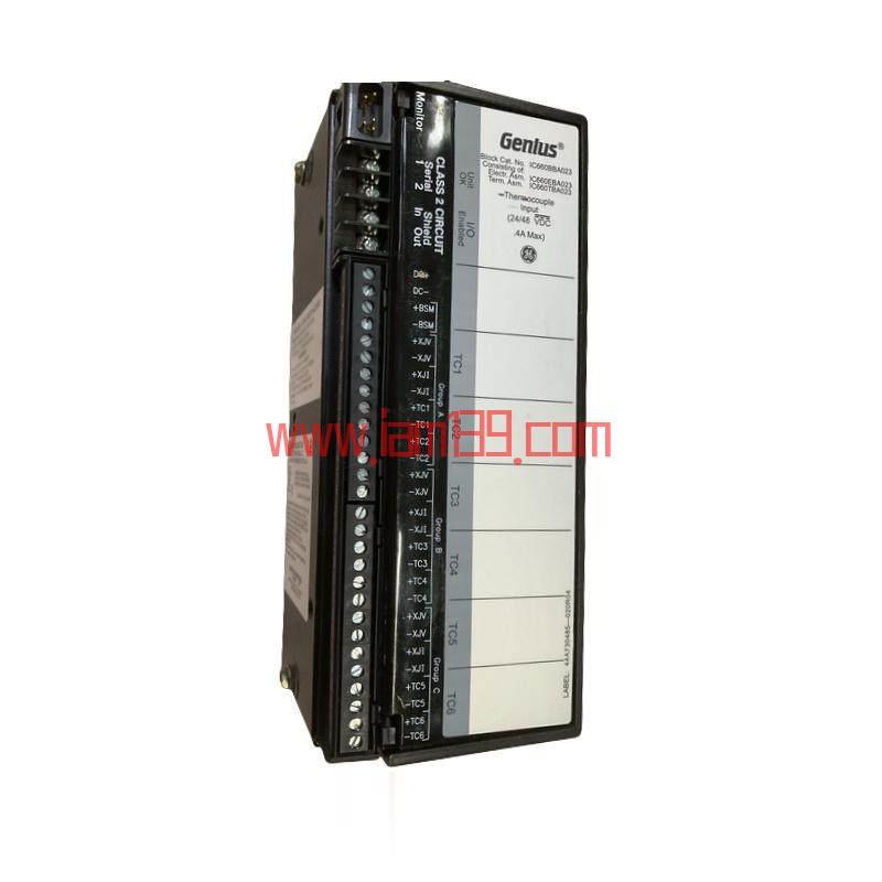 
GE Fanuc IC660BBA023 - 热电偶输入模块，工业控制组件