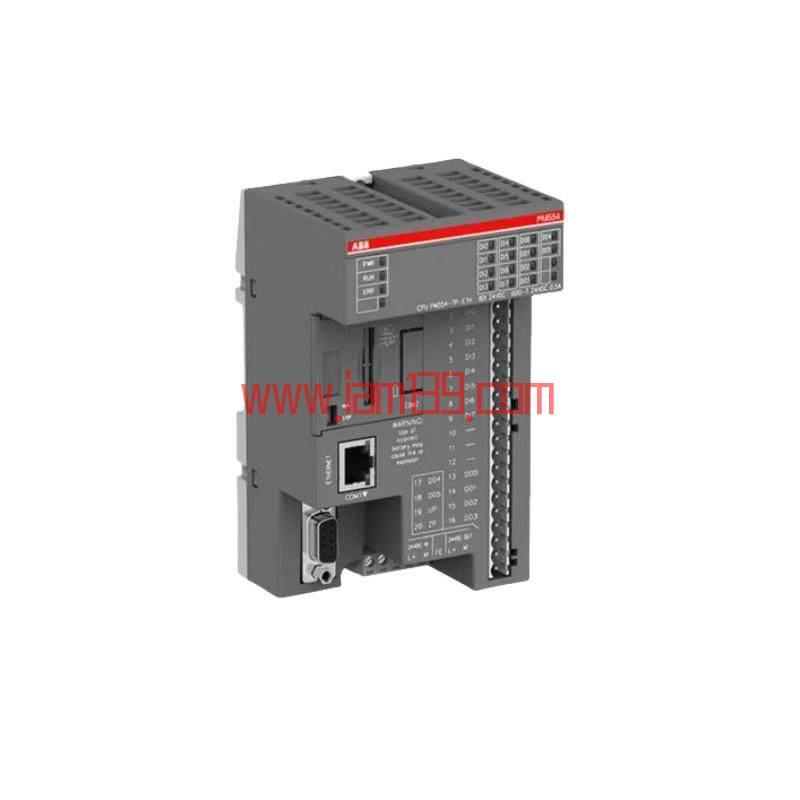 
ABB AC500 CPU 固件 PM554-T-ETH A3，高性能控制系统组件