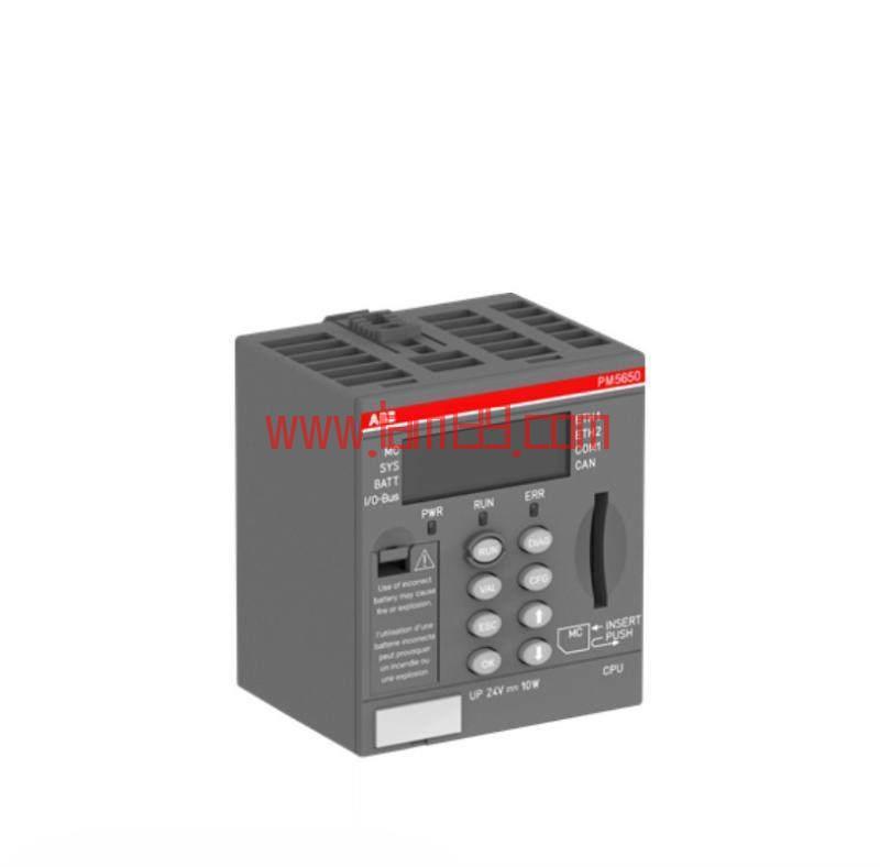 
ABB PM5650-2ETH 1SAP141000R0278 工业处理器模块