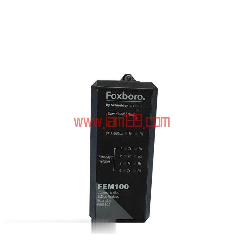 
Foxboro FEM100 P0973CA：工业现场总线扩展模块