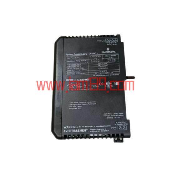 
艾默生DeltaV KJ1501X1-BC3电源系统