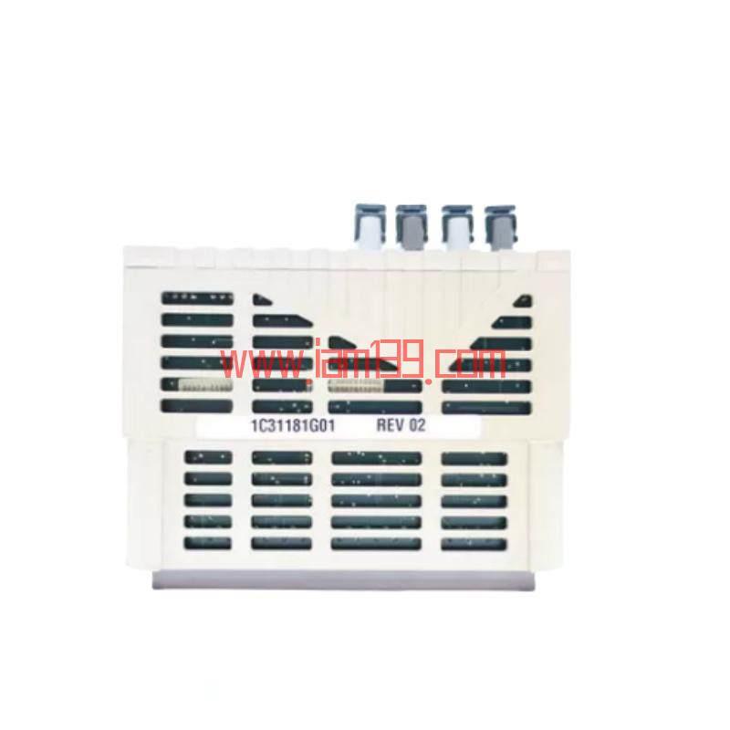 
艾默生1C31181G01：工业控制远程MAU I/O模块