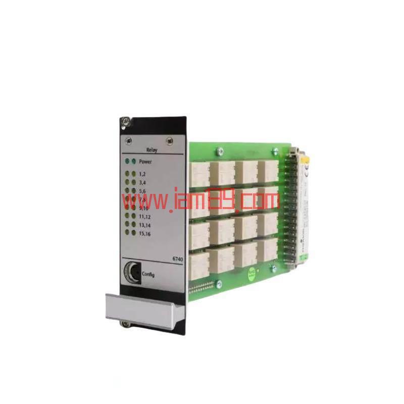 
艾默生A6740-10：16通道输出继电器模块，适用于工业自动化系统